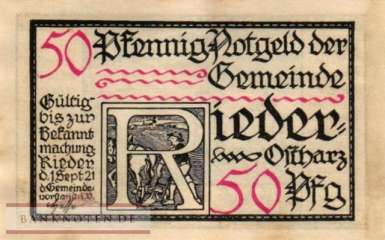 Rieder - 50  Pfennig (#SS1122_2a-6_AU)