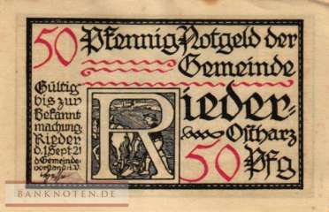 Rieder - 50  Pfennig (#SS1122_2b-2_AU)