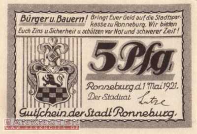 Ronneburg - 5  Pfennig (#SS1133_1a-1_UNC)