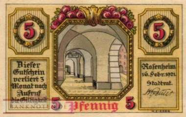 Rosenheim - 5  Pfennig (#SS1134_1-1_UNC)