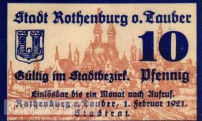Rothenburg o. Tauber - 10  Pfennig (#SS1142_1-1_UNC)
