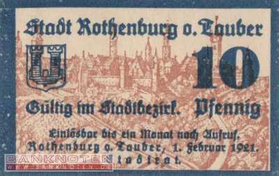 Rothenburg o. Tauber - 10  Pfennig (#SS1142_1-3_UNC)