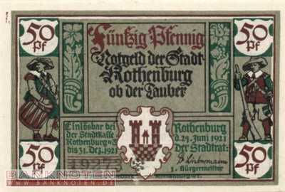 Rothenburg o. Tauber - 50  Pfennig (#SS1142_2a-6_UNC)