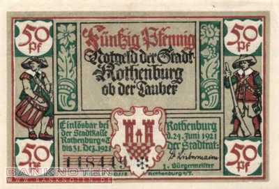 Rothenburg o. Tauber - 50  Pfennig (#SS1142_3-2_UNC)