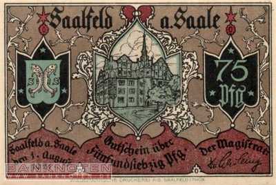 Saalfeld - 75  Pfennig (#SS1155_5b-4_UNC)