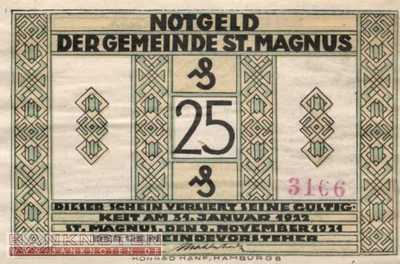 St. Magnus - 25  Pfennig (#SS1166_1-1-1_UNC)
