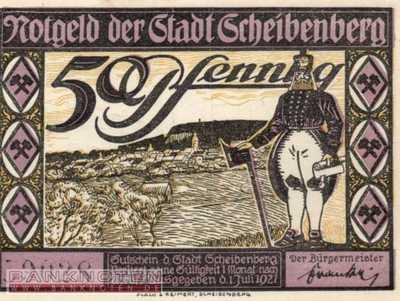 Scheibenberg - 50  Pfennig (#SS1175_1a-1_UNC)