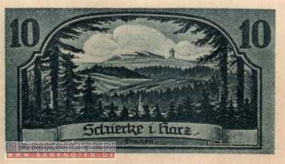 Schierke - 10  Pfennig (#SS1178_1a-1-2_UNC)