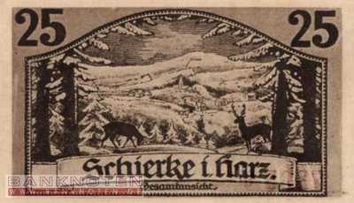 Schierke - 25  Pfennig (#SS1178_1a-2-2_UNC)