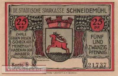 Schneidemühl - 25  Pfennig (#SS1191_2b-1H_UNC)