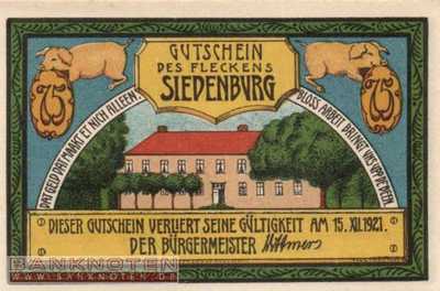 Siedenburg - 75  Pfennig (#SS1223_1-3_UNC)
