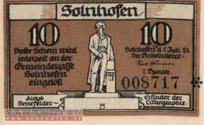 Solnhofen - 10  Pfennig (#SS1236_1a-1_UNC)