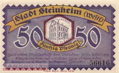 Steinheim - 50  Pfennig (#SS1263_1a-2_UNC)
