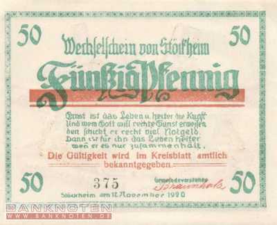 Stöckheim - 50  Pfennig (#SS1272_1a-1_UNC)