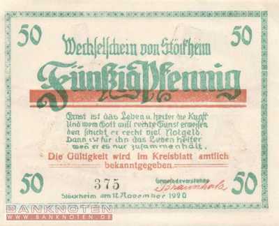 Stöckheim - 50  Pfennig (#SS1272_1a-1_UNC)