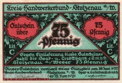 Stolzenau - 75  Pfennig (#SS1277_1-3-1_UNC)