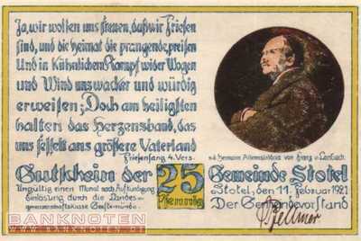 Stotel - 25  Pfennig (#SS1278_3a-4_UNC)