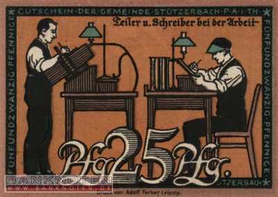 Stützerbach, Preußischer Anteil - 25  Pfennig (#SS1286_1a-3-1_UNC)