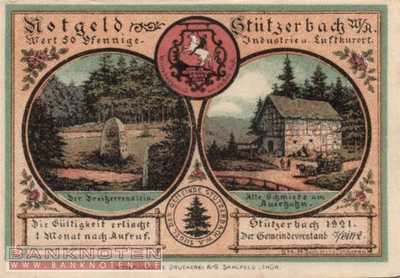 Stützerbach, Weimarischer Anteil - 50  Pfennig (#SS1287_2-3_UNC)