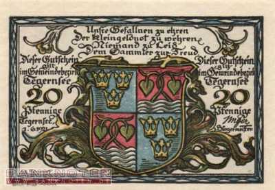 Tegernsee - 20  Pfennig (#SS1313_1-2_UNC)