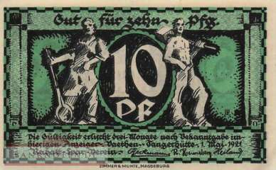 Vaethen-Tangerhütte - 10  Pfennig (#SS1357_1-1_UNC)