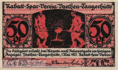 Vaethen-Tangerhütte - 50  Pfennig (#SS1357_1-3_UNC)