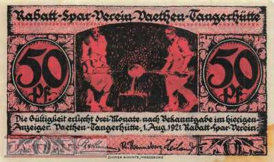 Vaethen-Tangerhütte - 50  Pfennig (#SS1357_2-3_AU)