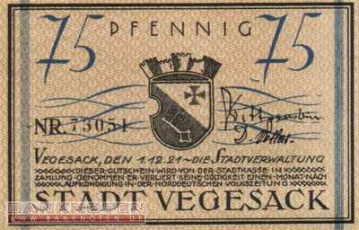 Vegesack - 75  Pfennig (#SS1359_2-3_UNC)