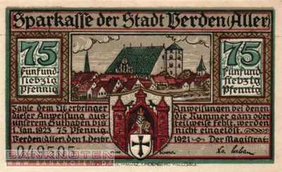 Verden - 75  Pfennig (#SS1360_1-3_UNC)