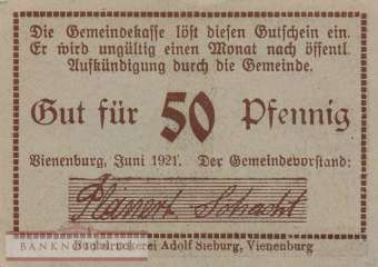 Vienenburg - 50  Pfennig (#SS1361_1k_UNC)