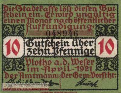 Vlotho - 10  Pfennig (#SS1366_1a-1_UNC)