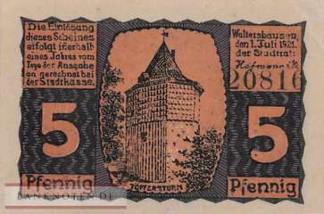 Waltershausen - 5  Pfennig (#SS1374_1-1_UNC)