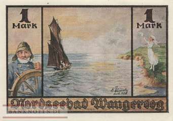 Wangeroog - 1  Mark (#SS1375_1-2_UNC)