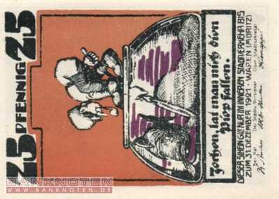 Waren - 25  Pfennig (#SS1377_1-2_UNC)