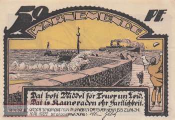 Warnemünde - 50  Pfennig (#SS1379_1-3_UNC)