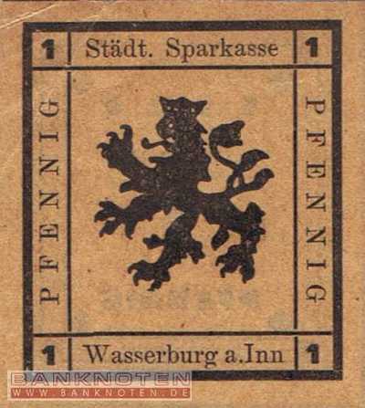 Wasserburg - 1  Pfennig (#SS1382_1-1-6_XF)