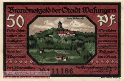 Wasungen - 50  Pfennig (#SS1384_1-1-3_UNC)
