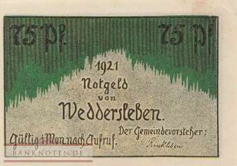 Weddersleben - 75  Pfennig (#SS1386_1-2_AU)