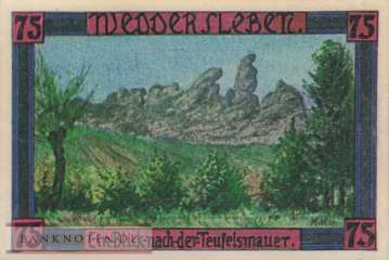 Weddersleben - 75  Pfennig (#SS1386_2a-4_UNC)