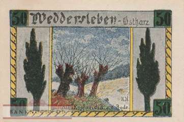 Weddersleben - 50  Pfennig (#SS1386_3-1_UNC)