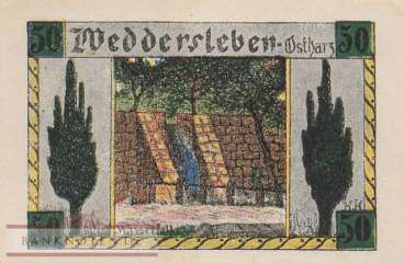 Weddersleben - 50  Pfennig (#SS1386_3-4_UNC)