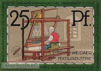 Weida - 25  Pfennig (#SS1391_1-2_UNC)