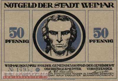 Weimar - 50  Pfennig (#SS1398_6a-2_UNC)