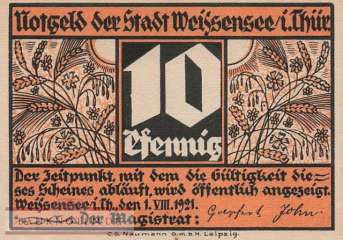 Weissensee - 10  Pfennige (#SS1404_1-1_UNC)