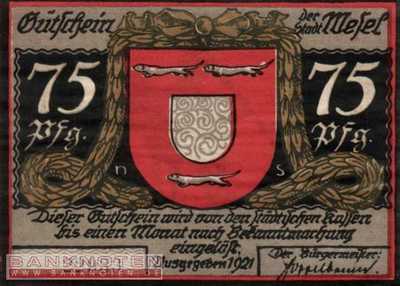 Wesel - 75  Pfennig (#SS1409_2a-3_AU)