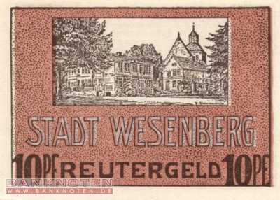 Wesenberg - 10  Pfennig (#SS1410_2-1_UNC)