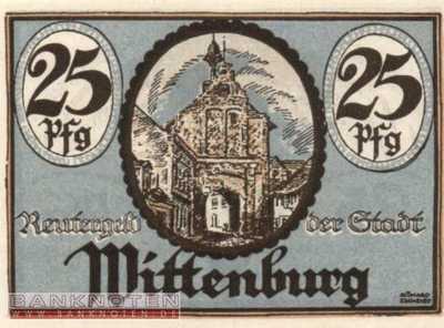 Wittenburg - 25  Pfennig (#SS1445_1-2_UNC)