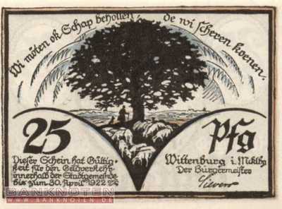 Wittenburg - 25  Pfennig (#SS1445_1-2_UNC)