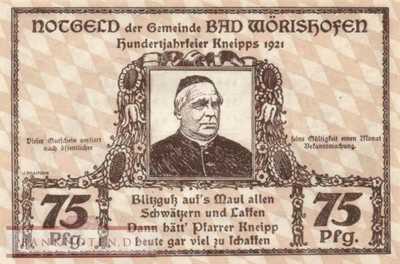 Wörishofen, Bad - 75  Pfennig (#SS1449_1-3_UNC)