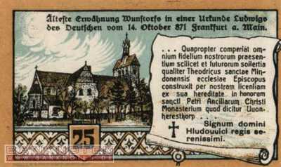 Wunstorf - 25  Pfennig (#SS1458_1a-3_UNC)